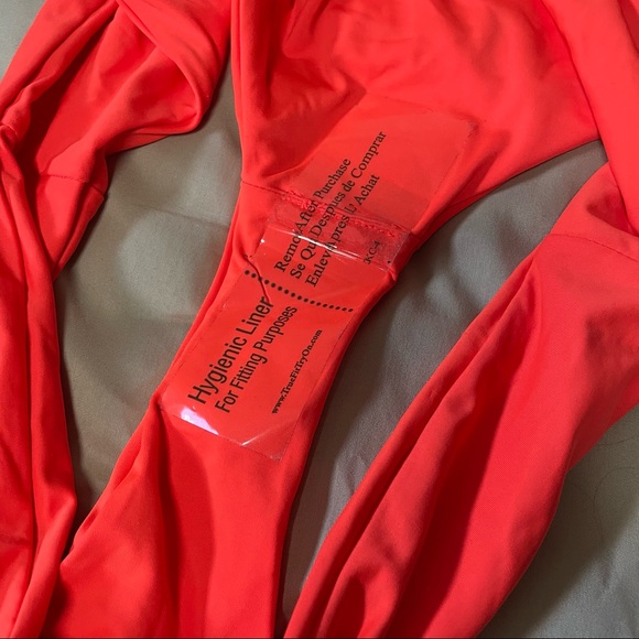 NWOT Dippin’ Daisy’s Neon Orange Siren Bikini Bottom - Picture 6 of 6